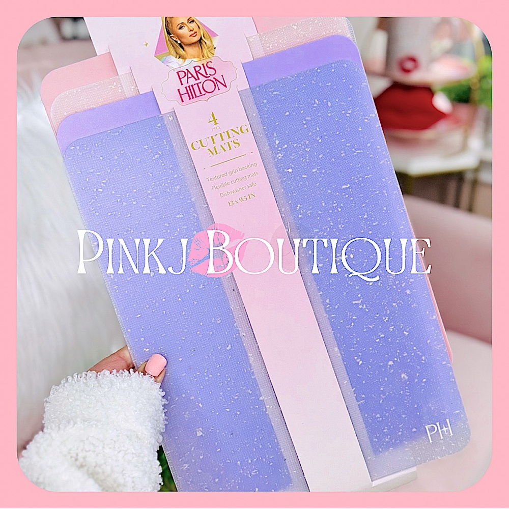 💗4pc {Paris Hilton} Home Stylish Flexible {Cutting Mats} | Kitchen Collection!
